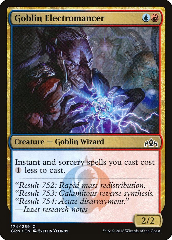 Goblin Electromancer [Guilds of Ravnica] | Exor Games Dartmouth