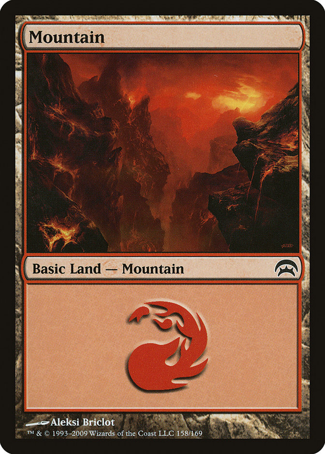 Mountain (158) [Planechase] | Exor Games Dartmouth