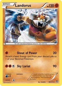 Landorus (58/111) (Theme Deck Exclusive) [XY: Furious Fists] | Exor Games Dartmouth