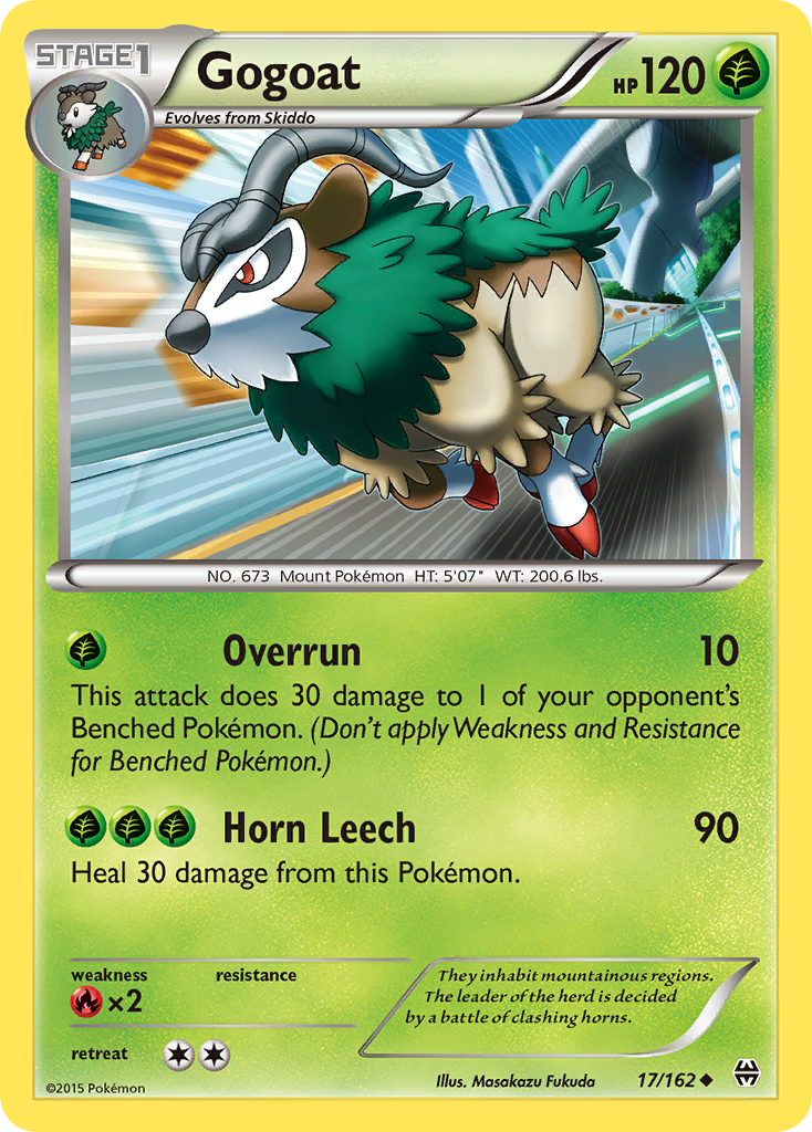 Gogoat (17/162) [XY: BREAKthrough] | Exor Games Dartmouth