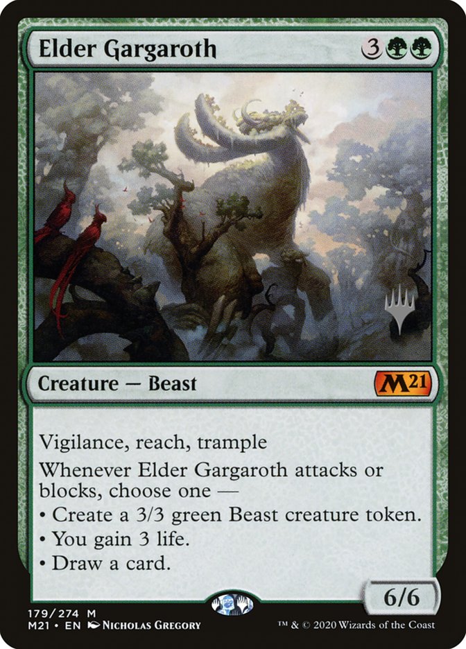 Elder Gargaroth (Promo Pack) [Core Set 2021 Promos] | Exor Games Dartmouth