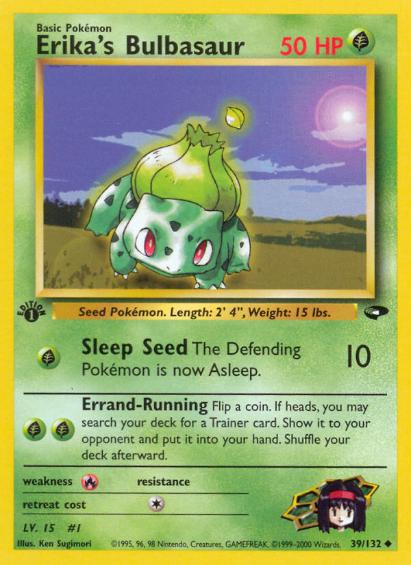 Erika's Bulbasaur (39/132) [Gym Challenge 1st Edition] | Exor Games Dartmouth
