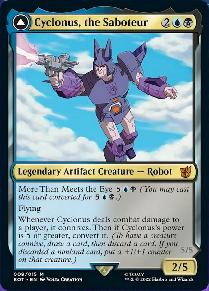 Cyclonus, the Saboteur // Cyclonus, Cybertronian Fighter [Universes Beyond: Transformers] | Exor Games Dartmouth