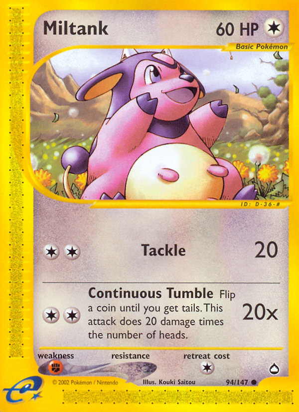 Miltank (94/147) [Aquapolis] | Exor Games Dartmouth