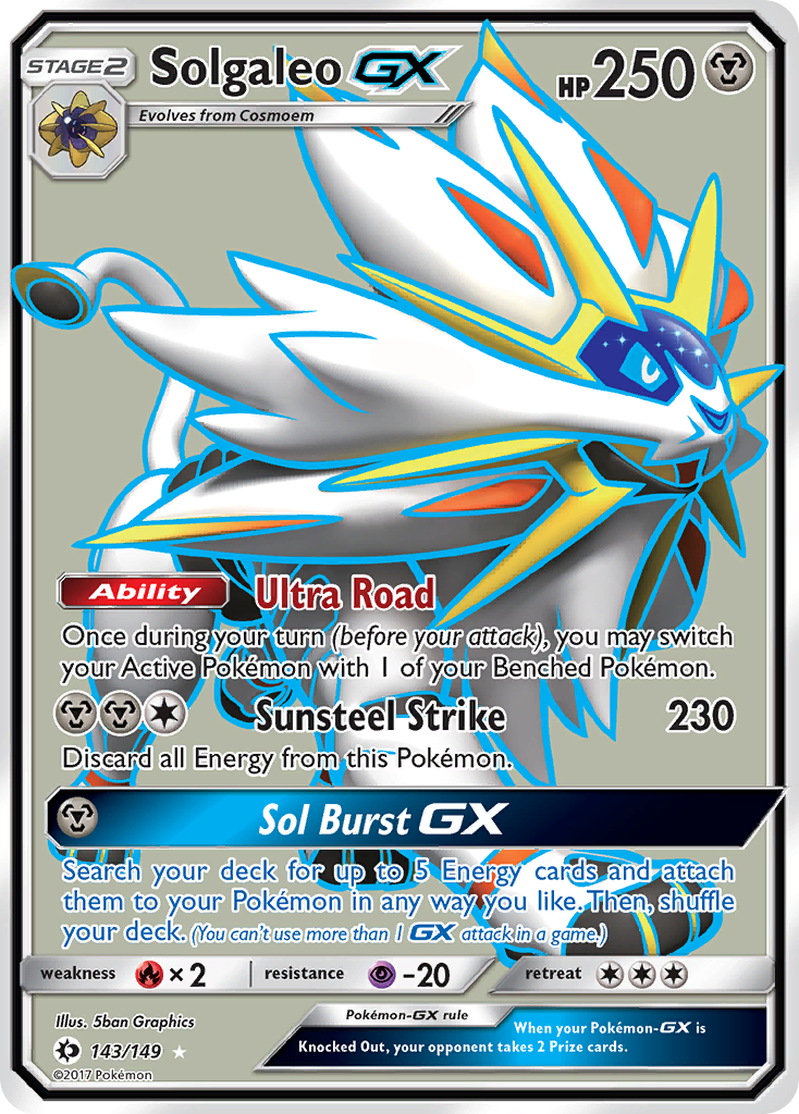 Solgaleo GX (143/149) [Sun & Moon: Base Set] | Exor Games Dartmouth