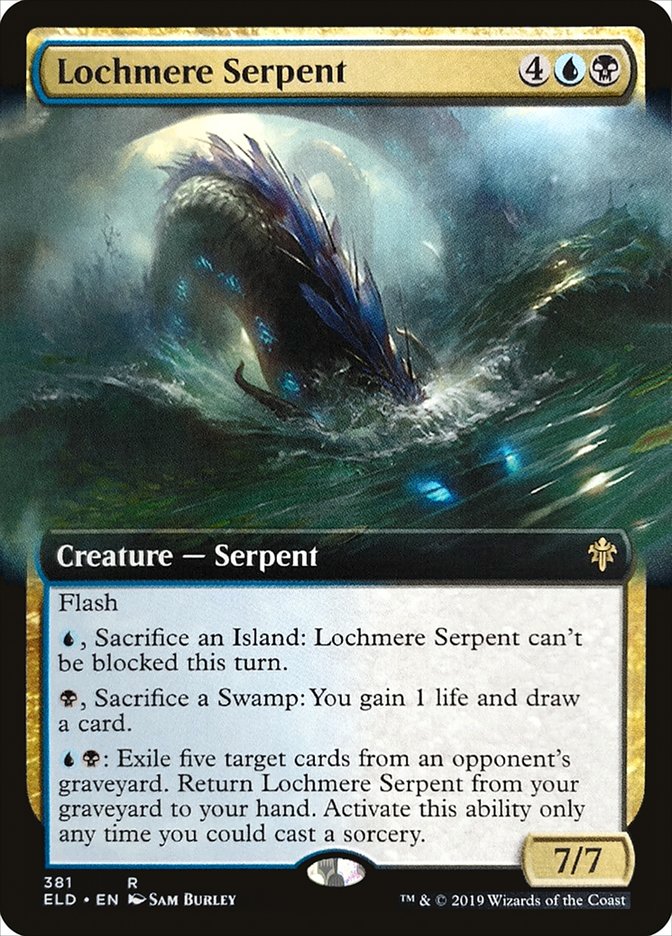 Lochmere Serpent (Extended Art) [Throne of Eldraine] | Exor Games Dartmouth