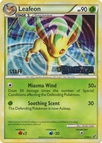 Leafeon (17/90) (Prerelease Promo) [Staff] [Nintendo: Black Star Promos] | Exor Games Dartmouth