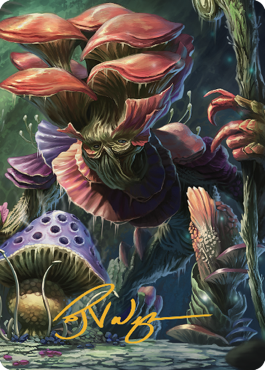 Myconid Spore Tender Art Card (Gold-Stamped Signature) [Commander Legends: Battle for Baldur's Gate Art Series] | Exor Games Dartmouth