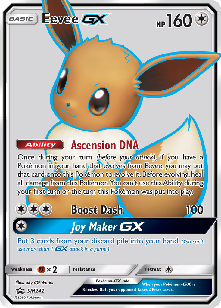 Eevee GX (SM242) [Sun & Moon: Black Star Promos] | Exor Games Dartmouth