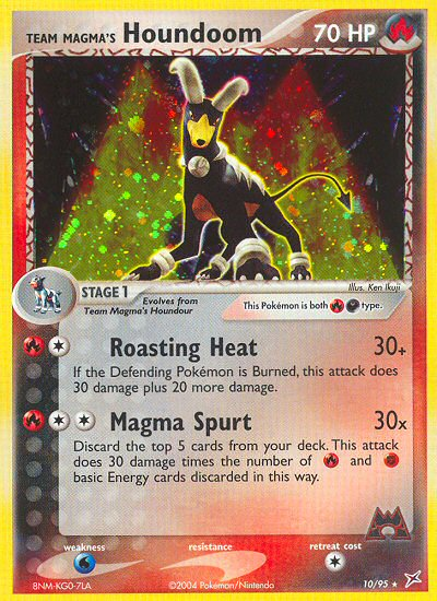 Team Magma's Houndoom (10/95) [EX: Team Magma vs Team Aqua] | Exor Games Dartmouth