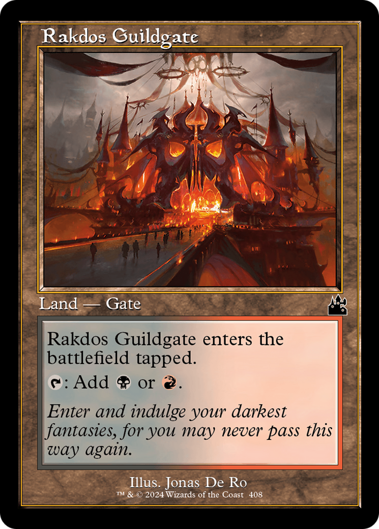 Rakdos Guildgate (Retro Frame) [Ravnica Remastered] | Exor Games Dartmouth