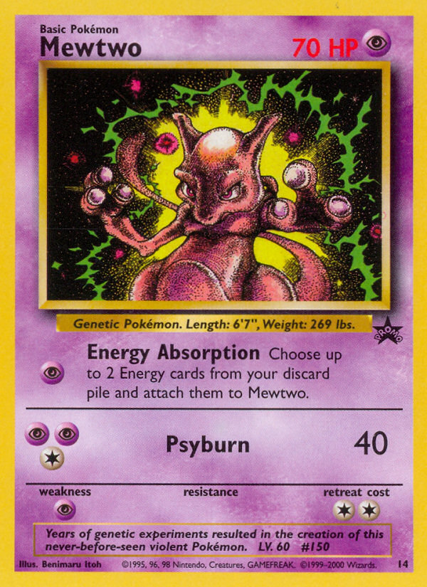 Mewtwo (14) [Wizards of the Coast: Black Star Promos] | Exor Games Dartmouth