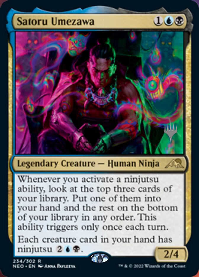 Satoru Umezawa (Promo Pack) [Kamigawa: Neon Dynasty Promos] | Exor Games Dartmouth