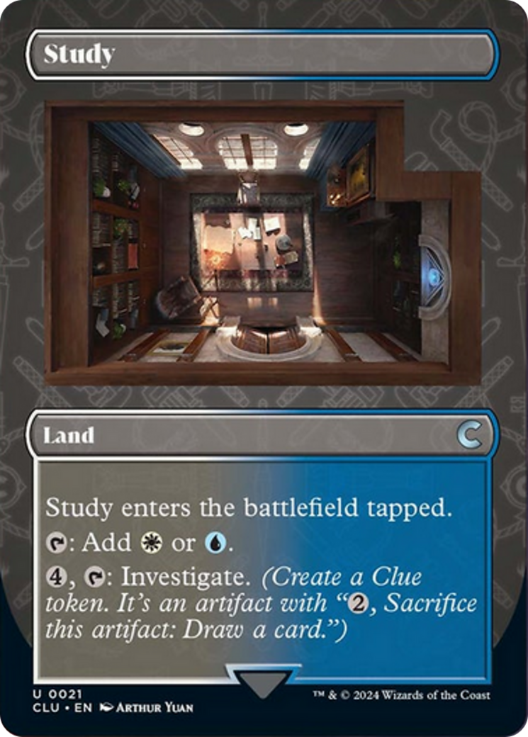 Study (Borderless) [Ravnica: Clue Edition] | Exor Games Dartmouth