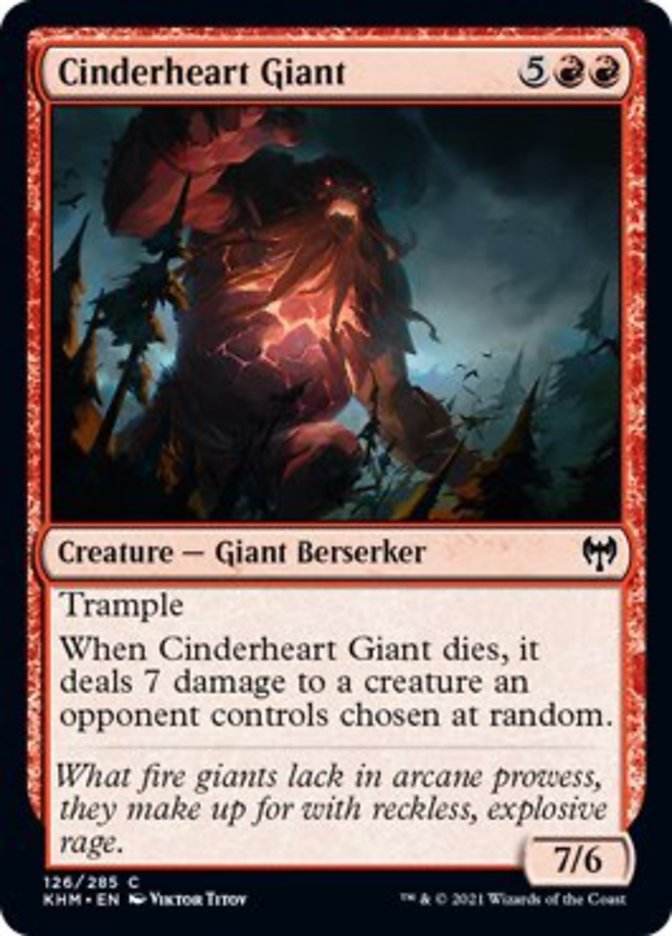 Cinderheart Giant [Kaldheim] | Exor Games Dartmouth