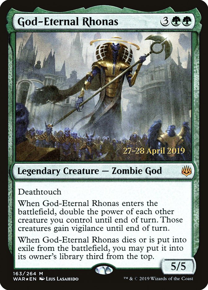 God-Eternal Rhonas  [War of the Spark Prerelease Promos] | Exor Games Dartmouth