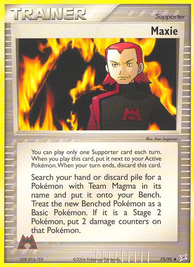 Maxie (73/95) [EX: Team Magma vs Team Aqua] | Exor Games Dartmouth