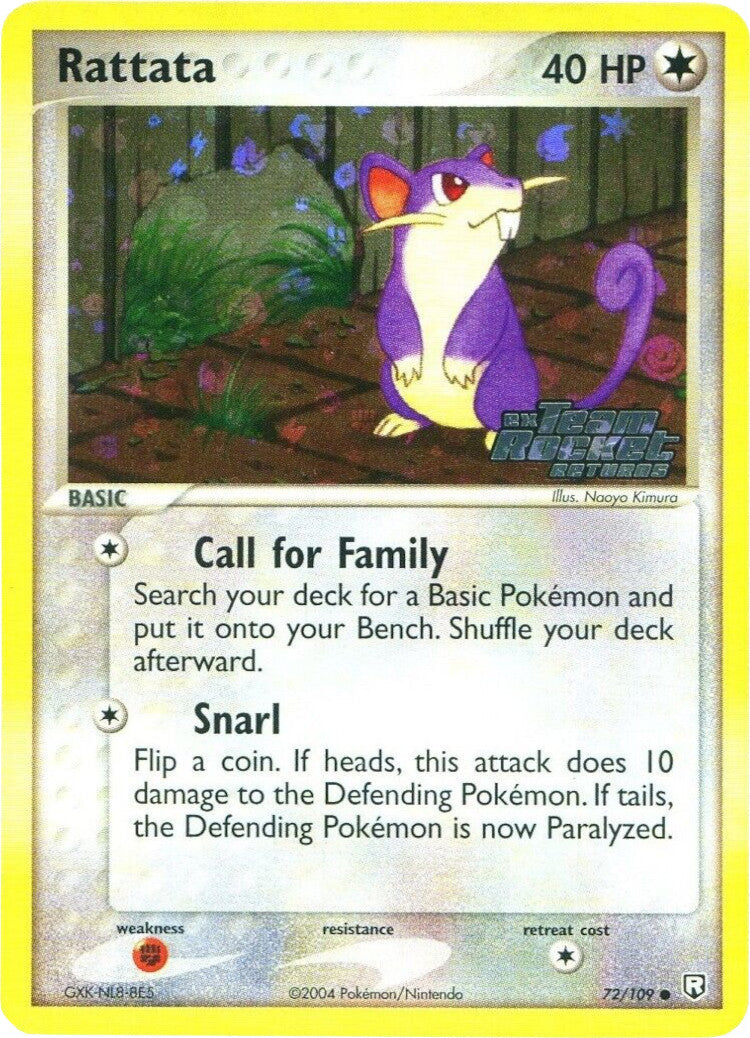 Rattata (72/109) (Stamped) [EX: Team Rocket Returns] | Exor Games Dartmouth