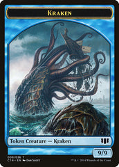 Kraken // Zombie (011/036) Double-sided Token [Commander 2014 Tokens] | Exor Games Dartmouth