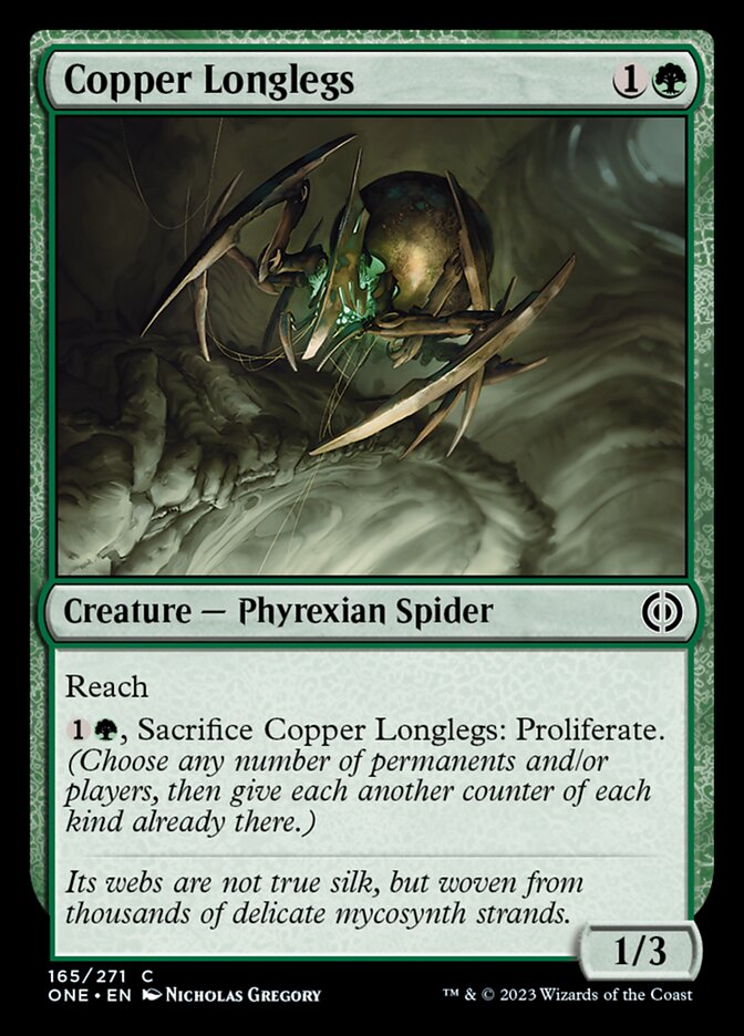 Copper Longlegs [Phyrexia: All Will Be One] | Exor Games Dartmouth