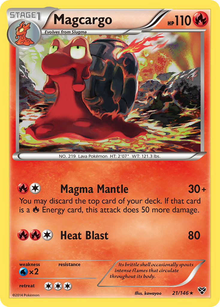 Magcargo (21/146) [XY: Base Set] | Exor Games Dartmouth