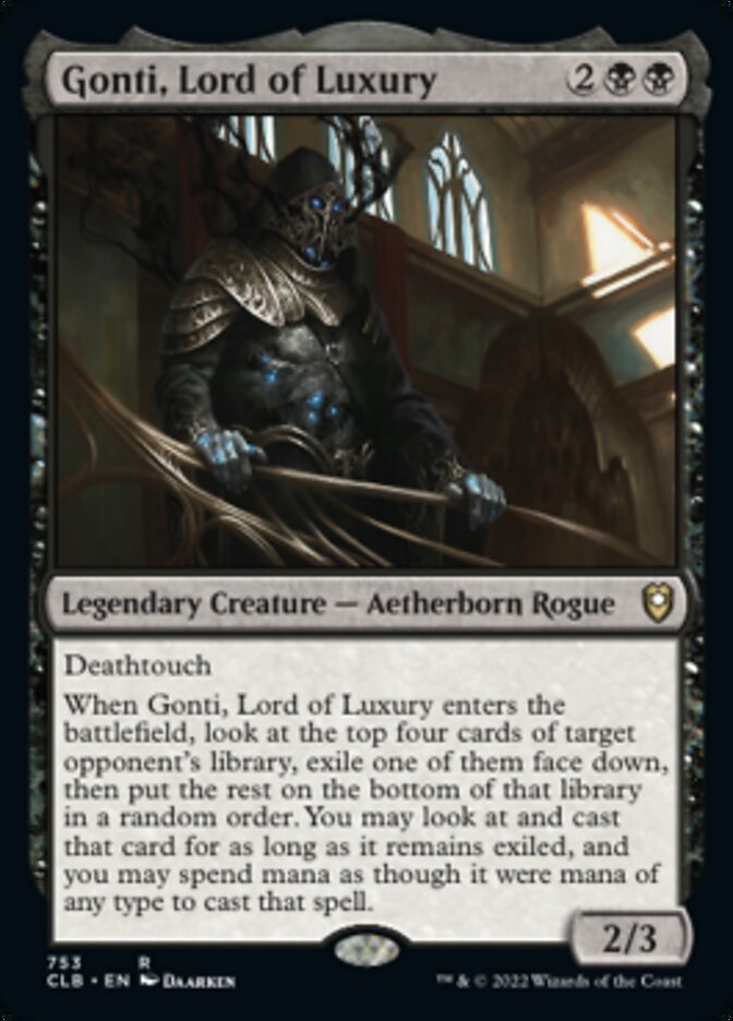 Gonti, Lord of Luxury [Commander Legends: Battle for Baldur's Gate] | Exor Games Dartmouth