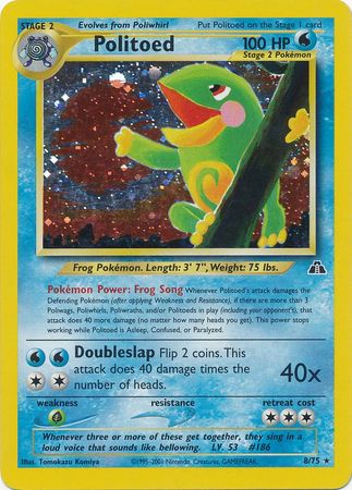 Politoed (8/75) [Neo Discovery Unlimited] | Exor Games Dartmouth