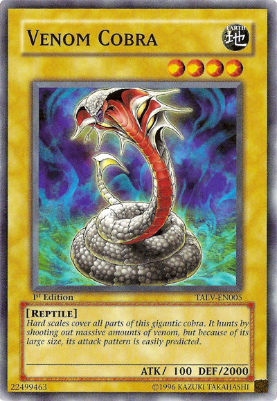 Venom Cobra [TAEV-EN005] Common | Exor Games Dartmouth