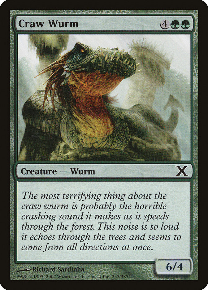 Craw Wurm [Tenth Edition] | Exor Games Dartmouth