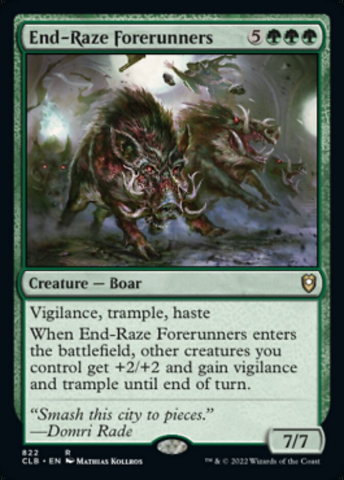 End-Raze Forerunners [Commander Legends: Battle for Baldur's Gate] | Exor Games Dartmouth