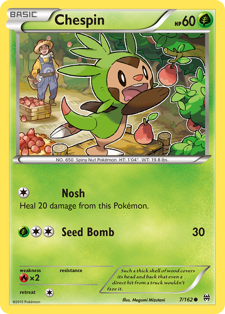 Chespin (7/162) [XY: BREAKthrough] | Exor Games Dartmouth