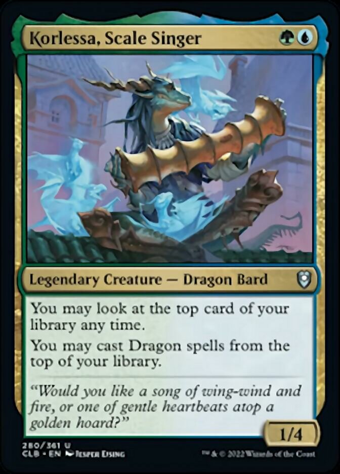 Korlessa, Scale Singer [Commander Legends: Battle for Baldur's Gate] | Exor Games Dartmouth