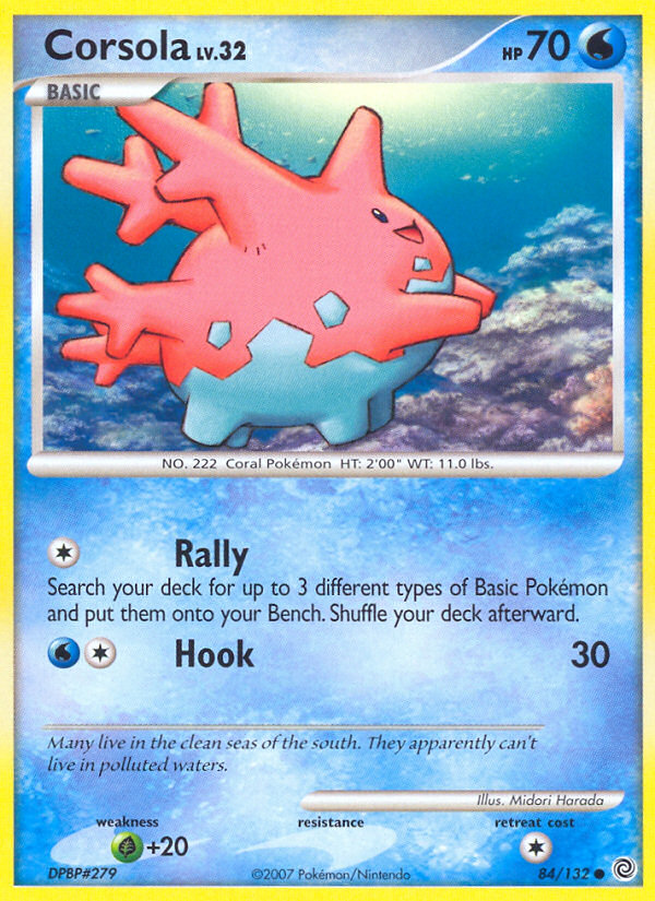 Corsola (84/132) [Diamond & Pearl: Secret Wonders] | Exor Games Dartmouth