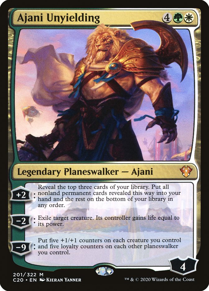 Ajani Unyielding [Commander 2020] | Exor Games Dartmouth