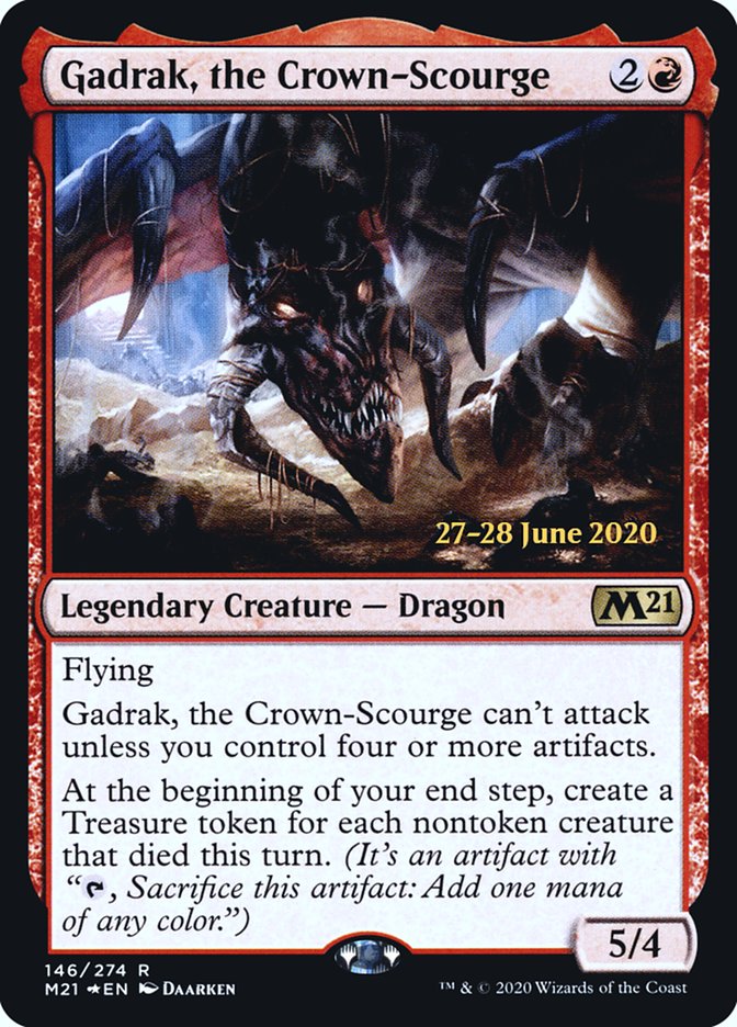 Gadrak, the Crown-Scourge  [Core Set 2021 Prerelease Promos] | Exor Games Dartmouth