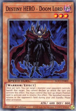 Destiny HERO - Doom Lord [SGX1-ENB02] Common | Exor Games Dartmouth