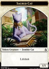 Sacred Cat // Insect Token [Amonkhet Tokens] | Exor Games Dartmouth