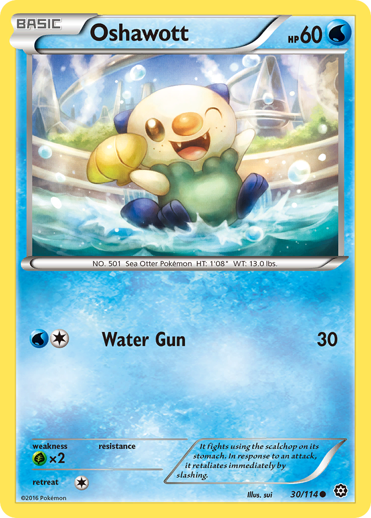 Oshawott (30/114) [XY: Steam Siege] | Exor Games Dartmouth