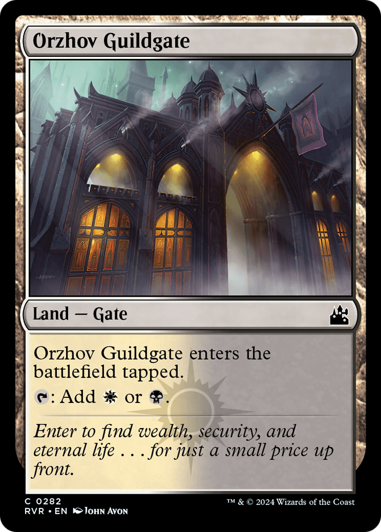 Orzhov Guildgate [Ravnica Remastered] | Exor Games Dartmouth