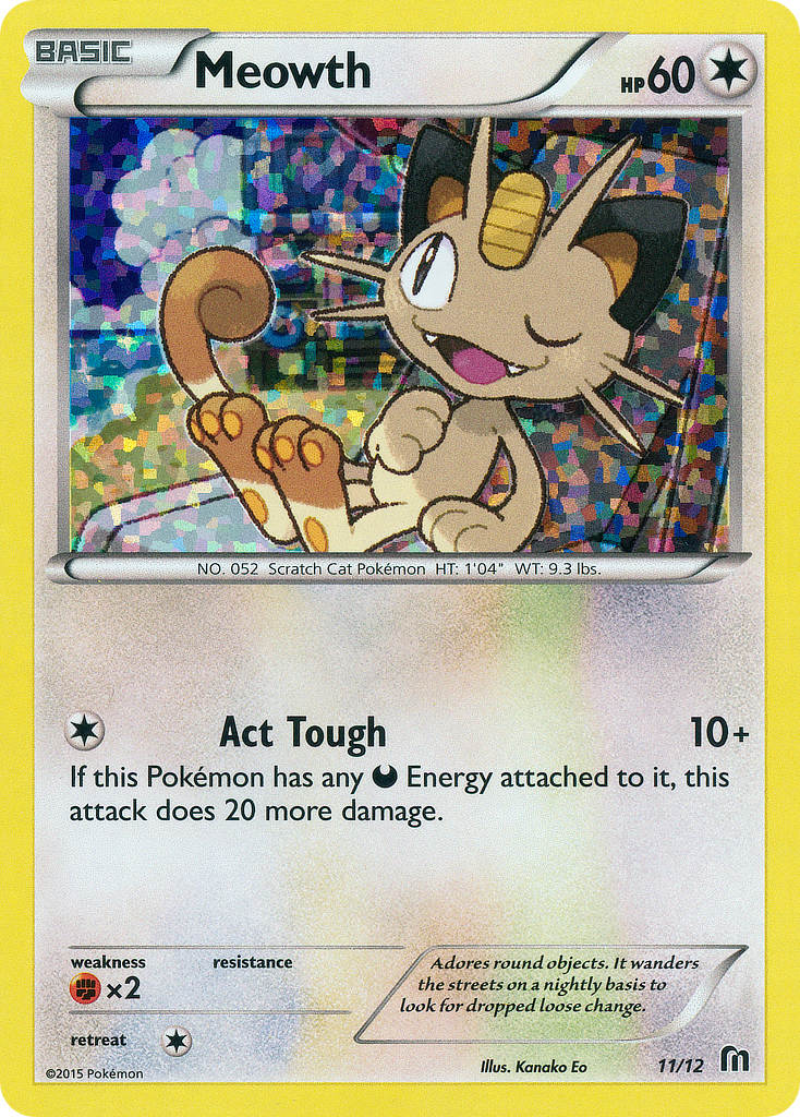 Meowth (11/12) [McDonald's Promos: 2016 Collection] | Exor Games Dartmouth