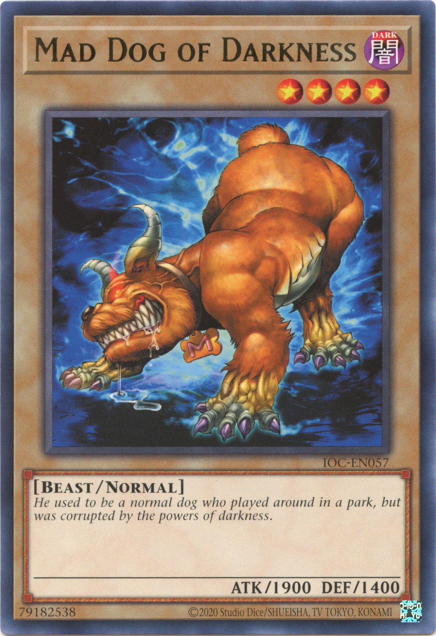 Mad Dog of Darkness (25th Anniversary) [IOC-EN057] Rare | Exor Games Dartmouth