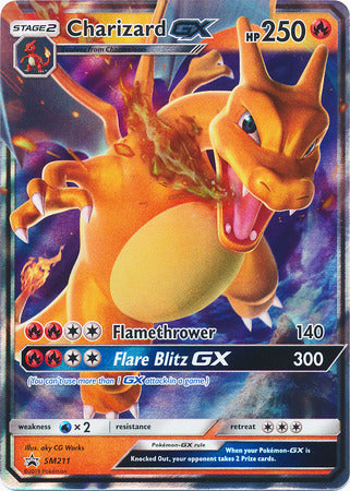 Charizard GX (SM211) (Jumbo Card) [Sun & Moon: Black Star Promos] | Exor Games Dartmouth