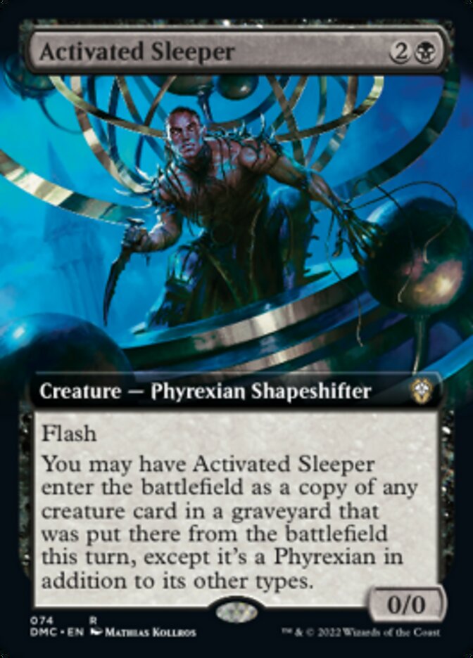 Activated Sleeper (Extended Art) [Dominaria United Commander] | Exor Games Dartmouth