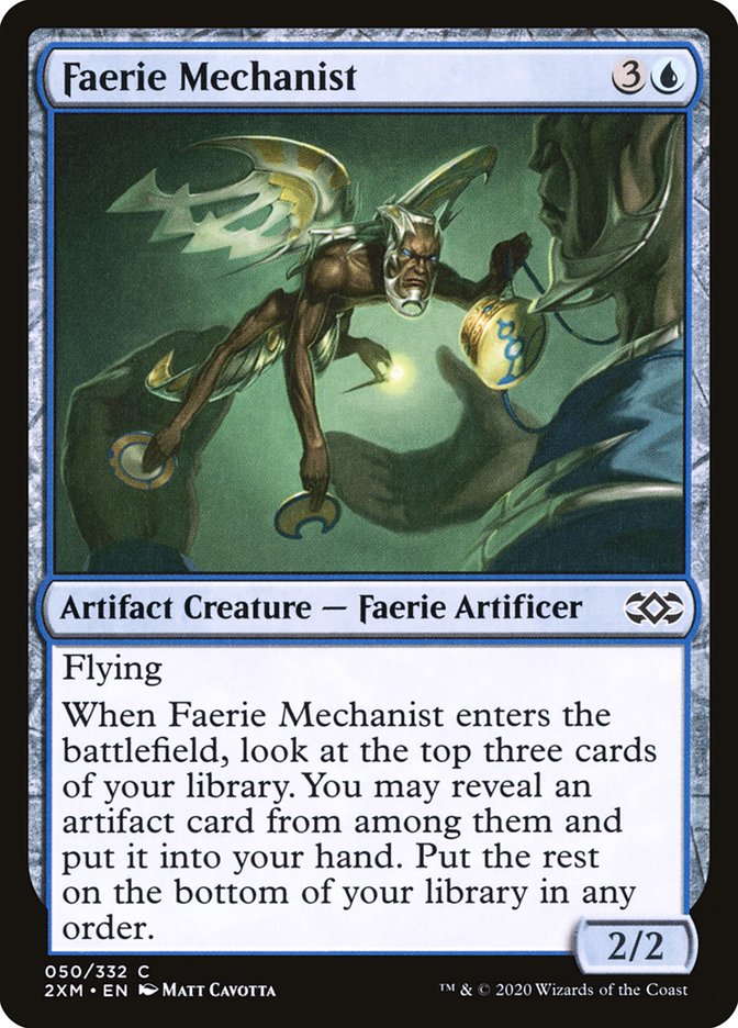 Faerie Mechanist [Double Masters] | Exor Games Dartmouth