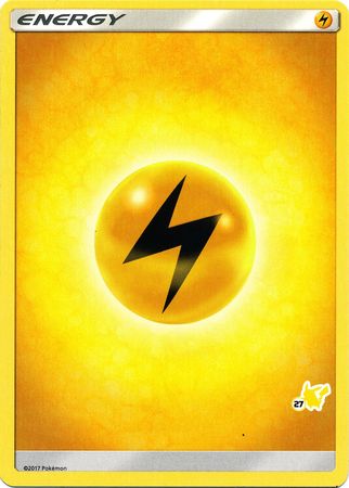 Lightning Energy (Pikachu Stamp #27) [Battle Academy 2020] | Exor Games Dartmouth