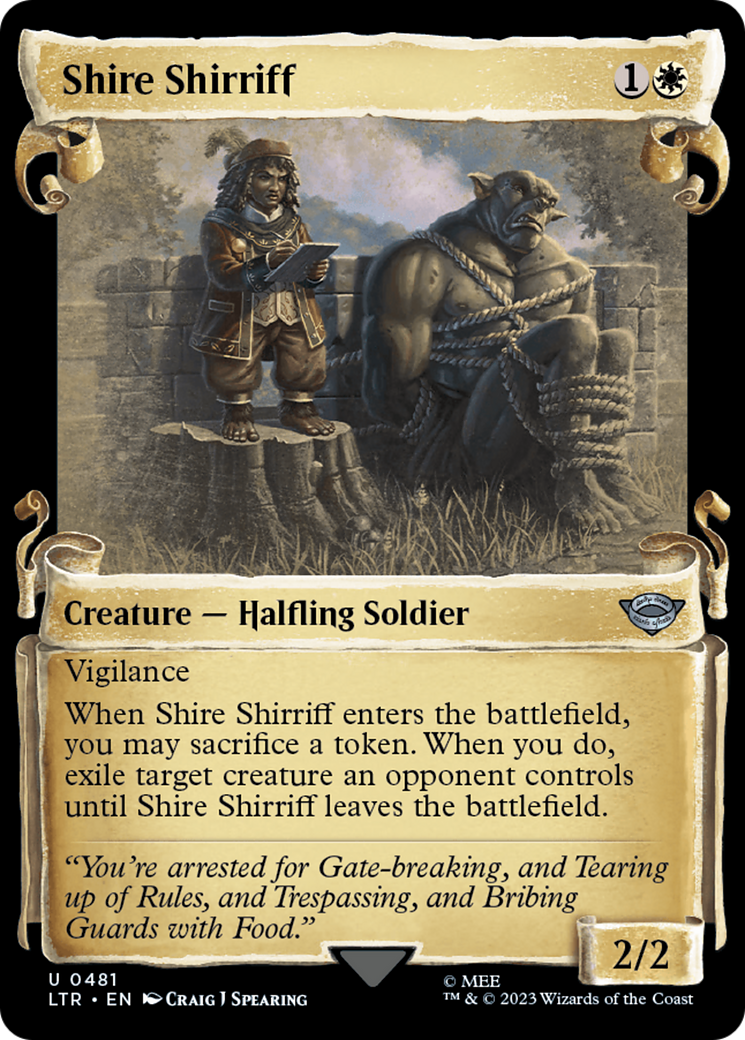 Shire Shirriff [The Lord of the Rings: Tales of Middle-Earth Showcase Scrolls] | Exor Games Dartmouth