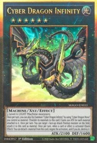 Cyber Dragon Infinity (Alternate Art) [MAGO-EN033] Gold Rare | Exor Games Dartmouth