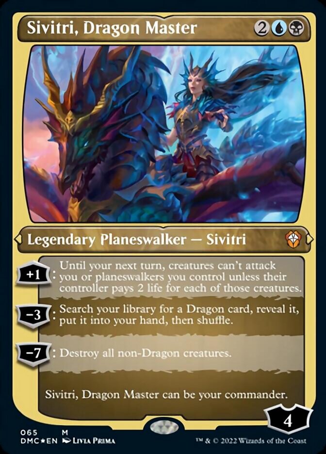 Sivitri, Dragon Master (Foil Etched) [Dominaria United Commander] | Exor Games Dartmouth