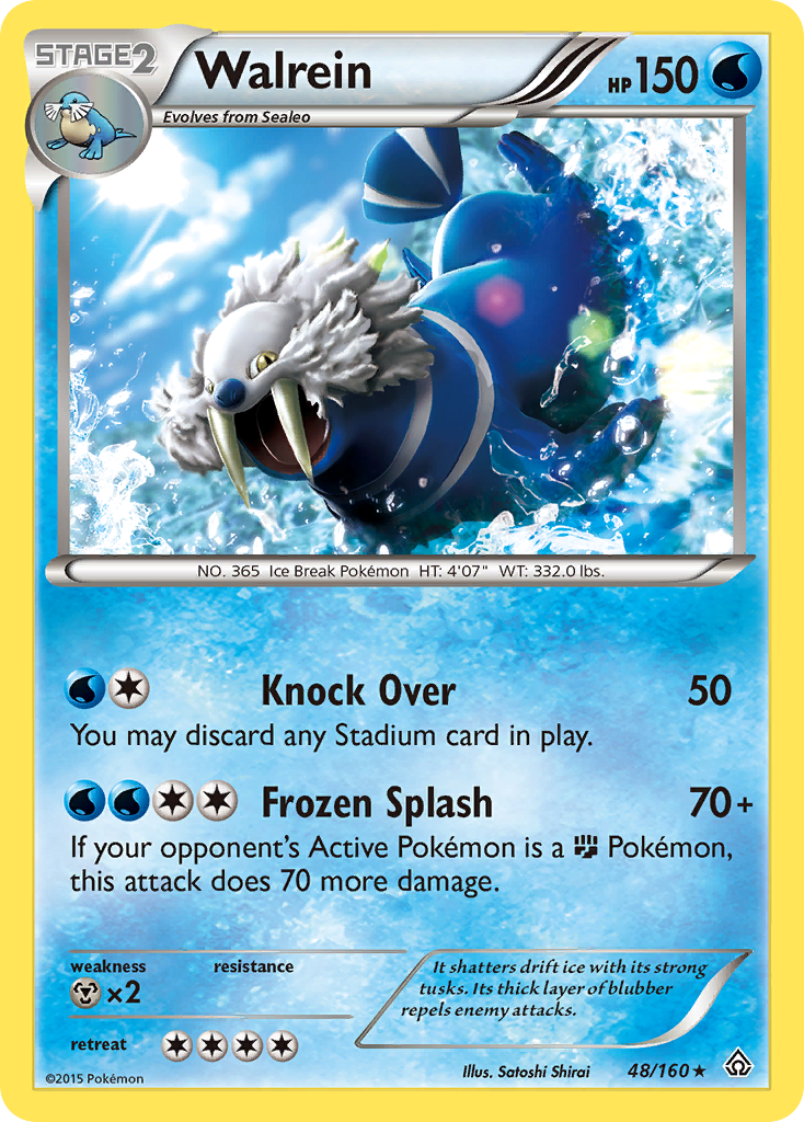 Walrein (48/160) [XY: Primal Clash] | Exor Games Dartmouth