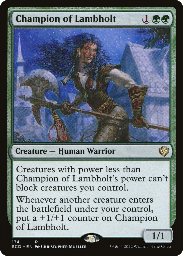 Champion of Lambholt [Starter Commander Decks] | Exor Games Dartmouth